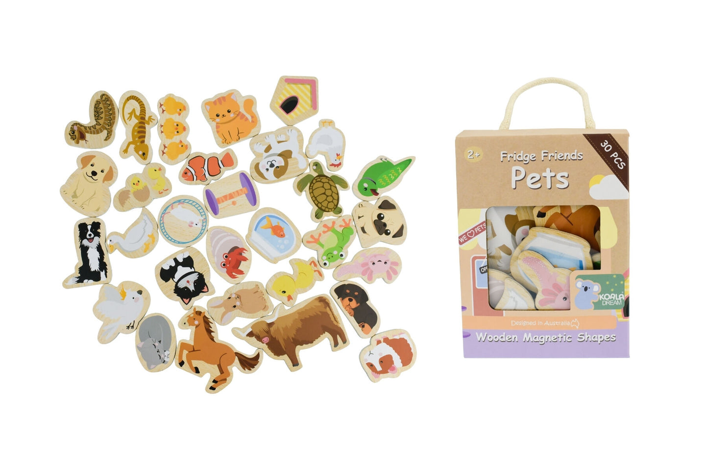 FRIDGE FRIENDS PET MAGNETS 30PCS