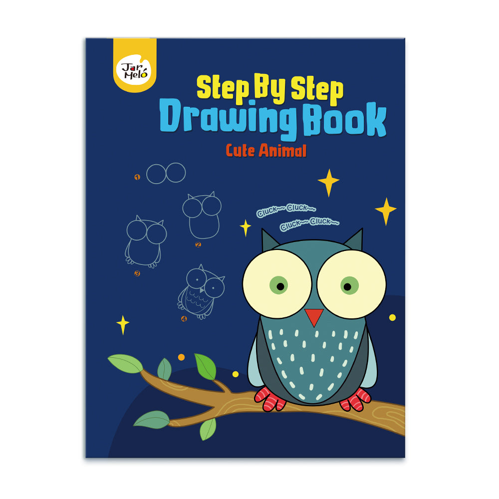 DRAWING BOOK-CUTE ANIMAL (STEP BY STEP)