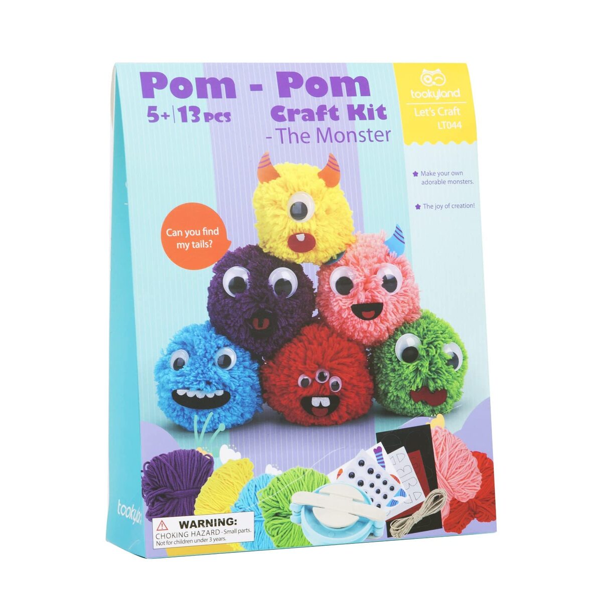 POM-POM MONSTER CRAFT KIT