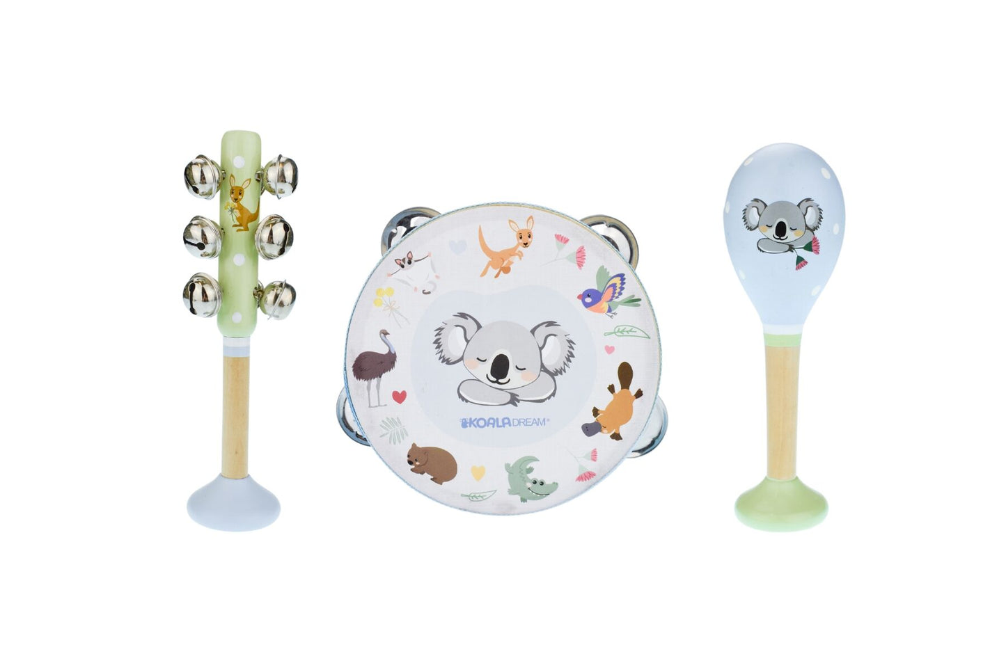BUSH BUDDIES AUSTRALIAN ANIMALS 3PCS MUSICAL SET