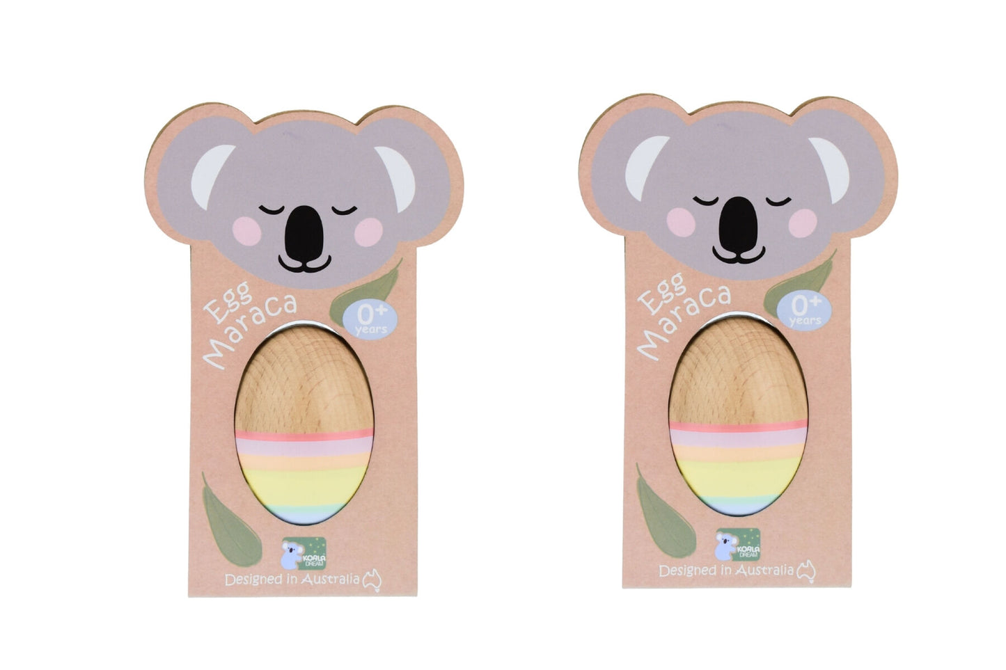 RAINBOW EGG SHAKER SET OF 2