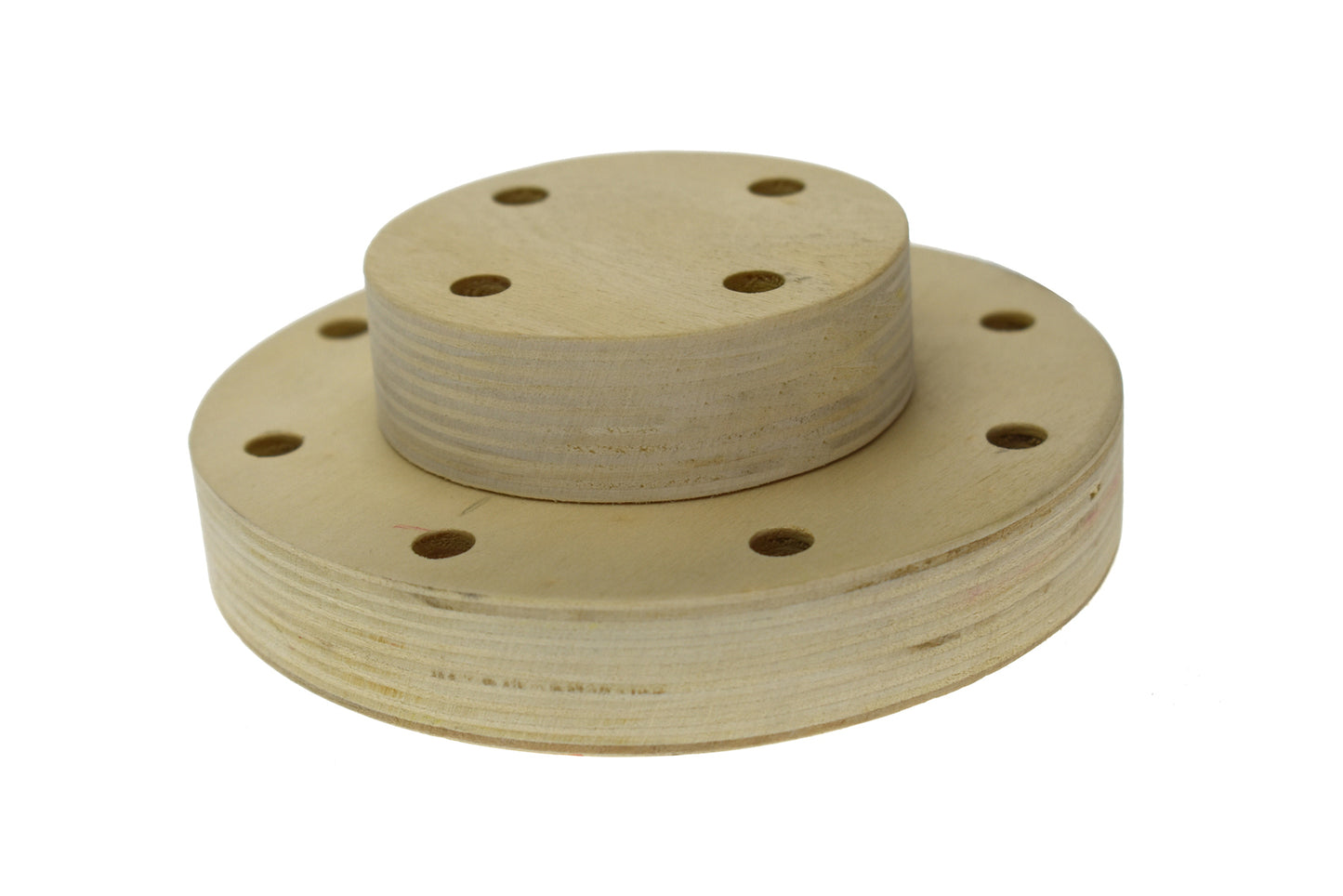 WOODEN ROUND STAND WITH 12 HOLES