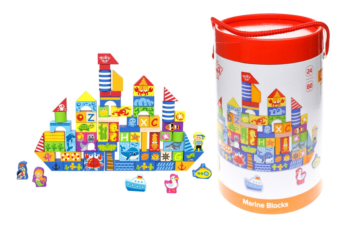 MARINE BUILDING BLOCKS 80PCS