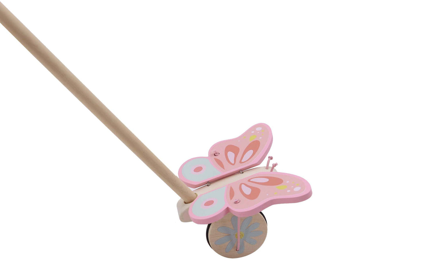 WOODEN BUTTERFLY PUSH A LONG