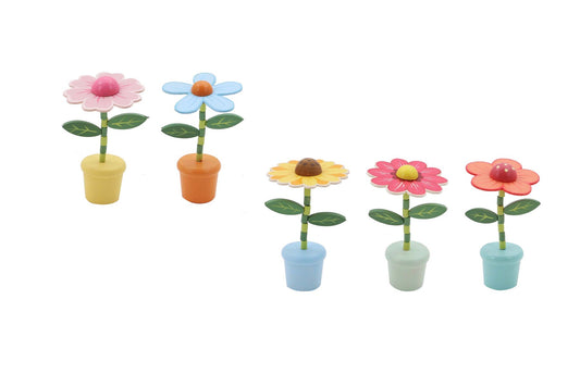 WOODEN DANCING FLOWER PACK OF 5